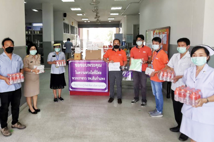 3BB เชียงใหม่ ร่วมใจ สู้ภ้ยโควิด-19 มอบอุปกรณ์เครื่องใช้ น้ำดื่ม ให้กับโรงพยาบาลสันกำแพง จ.เชียงใหม่