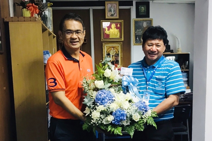 3BB จังหวัดเชียงใหม่ มอบกระเช้าดอกไม้แสดงความยินดีการประปาส่วนภูมิภาค